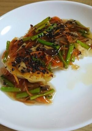 とろっあんかけ×パリッと王将の生餃子-レシピのメイン写真