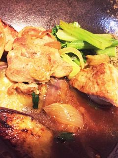 鶏肉と小松菜の炒め物-レシピのメイン写真