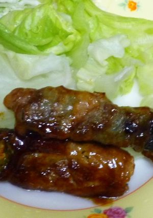 なすびの肉巻き-レシピのメイン写真