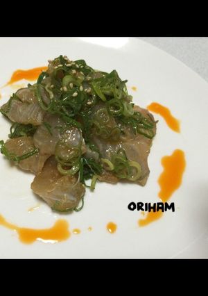 平目のワサビ中華和え♡-レシピのメイン写真