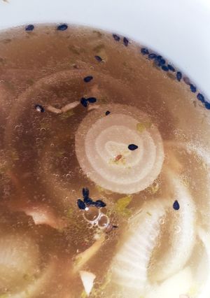 セロリと玉ねぎとベーコンのスープ-レシピのメイン写真