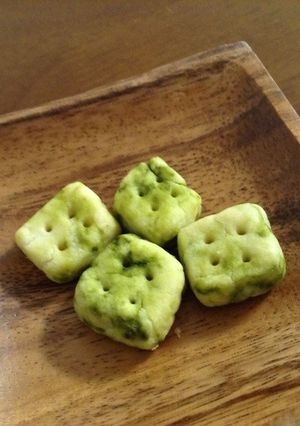 緑茶とバニラのマーブルキューブクッキー-レシピのメイン写真