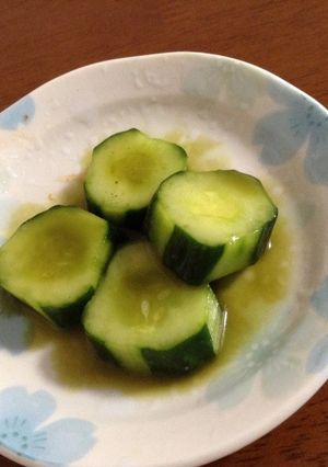 緑茶入りのキュウリの浅漬け-レシピのメイン写真