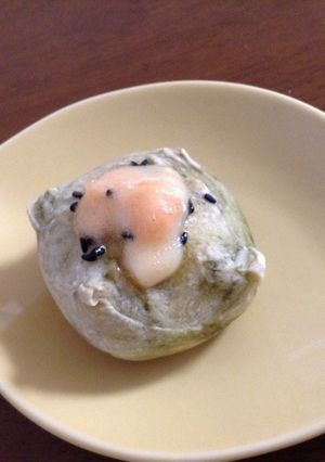 緑茶入りの明太マヨパン-レシピのメイン写真