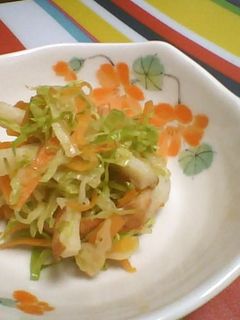キャベツとニンジンのちくわ炒め-レシピのメイン写真