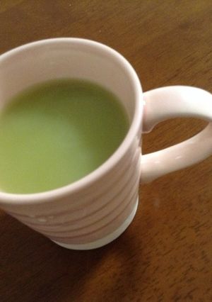 緑茶で作る♪ココナツミルク-レシピのメイン写真