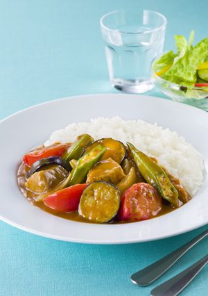 トマトとなすとオクラのカレー-レシピのメイン写真