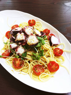 タコの冷製和風パスタ-レシピのメイン写真