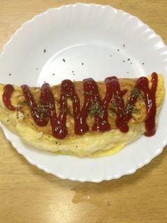 ふわシュワとろ 簡単スフレチーズオムレツ-レシピのメイン写真