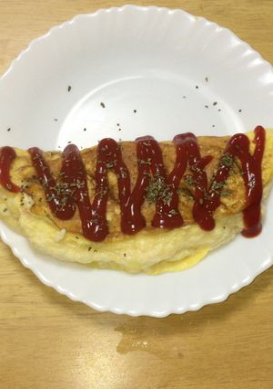 ふわシュワとろ 簡単スフレチーズオムレツ-レシピのメイン写真