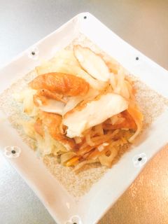 紀文「魚河岸あげ」を使った大根の炒め物☆-レシピのメイン写真