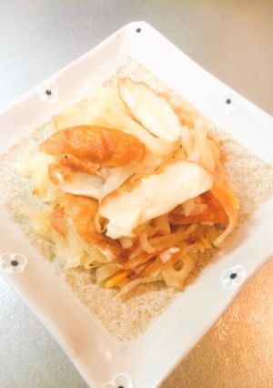 紀文「魚河岸あげ」を使った大根の炒め物☆-レシピのメイン写真