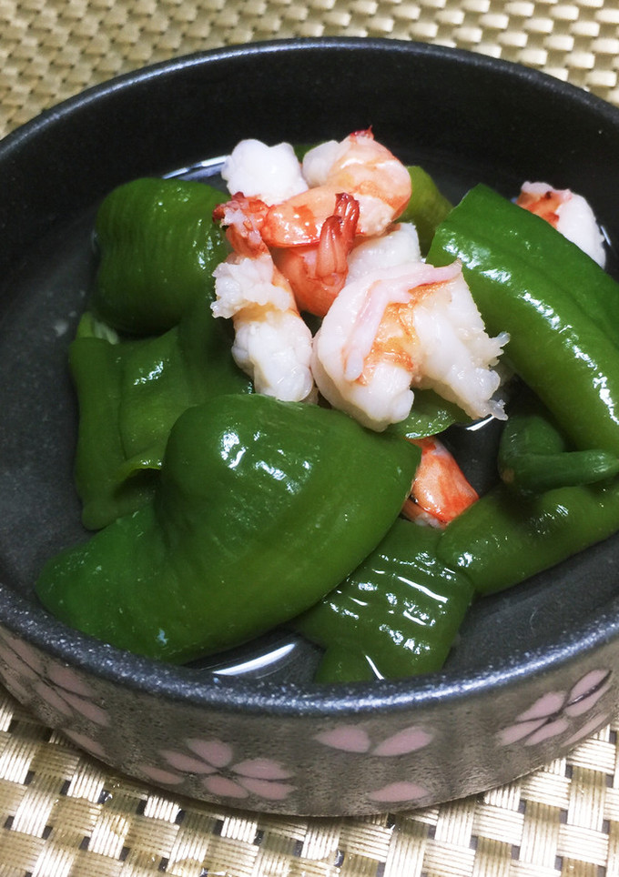 海老と万願寺とうがらしのさっと煮-レシピのメイン写真