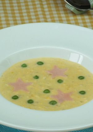 エンドウ豆のコーンスープ-レシピのメイン写真