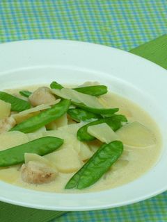ホタテときぬさやのクリーム煮-レシピのメイン写真