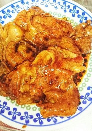 簡単！☆豚肉の甘辛炒め☆しょうが入り-レシピのメイン写真