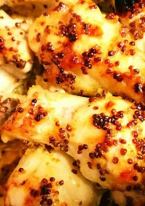 ☆手羽元の炭火焼き風マスタードチキン-レシピのメイン写真