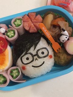キャラ弁に♡ハムとチーズのクルクル巻き-レシピのメイン写真