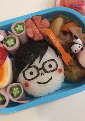キャラ弁に♡ハムとチーズのクルクル巻き-レシピのメイン写真