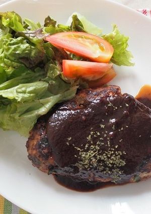 マカ＆高野豆腐のヘルシーハンバーグ♪-レシピのメイン写真