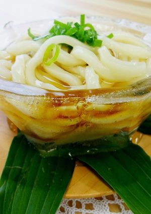 【氷のうつわ】冷えすぎうどん-レシピのメイン写真