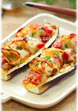 餃子のチーズ焼き*ナスボード-レシピのメイン写真