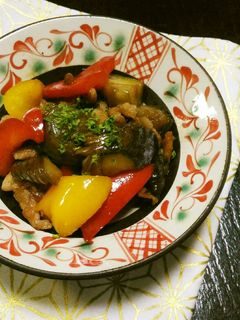とろけるナスと豚肉の甘辛炒め-レシピのメイン写真