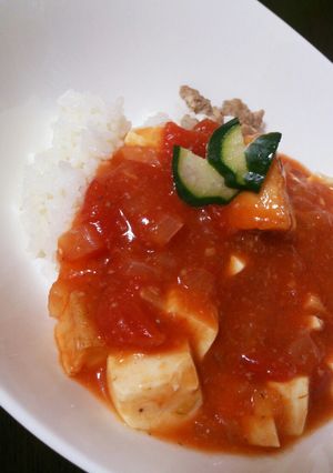 豆腐が余ったら！スイートマ豆腐丼-レシピのメイン写真