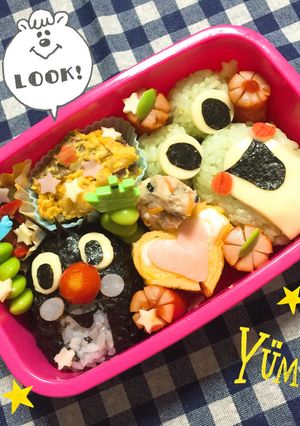 クルテクキャラ弁-レシピのメイン写真