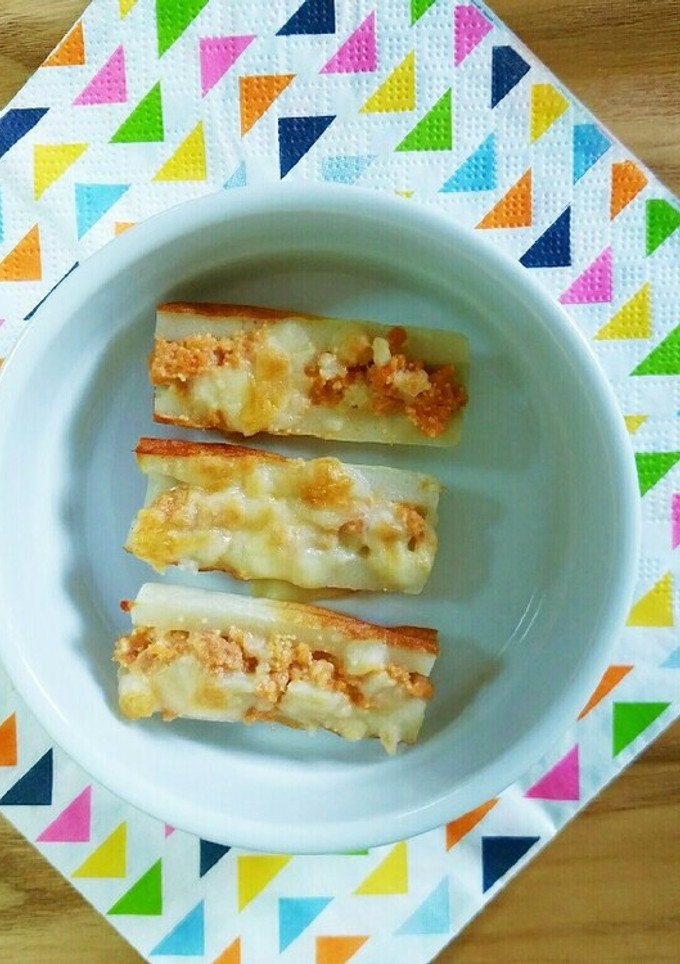 お弁当に！ちくわと鮭フレークのチーズ焼き-レシピのメイン写真