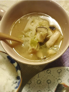 青唐辛子を使った辛いスープ-レシピのメイン写真