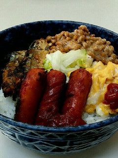 さんまの蒲焼きウインナー丼-レシピのメイン写真