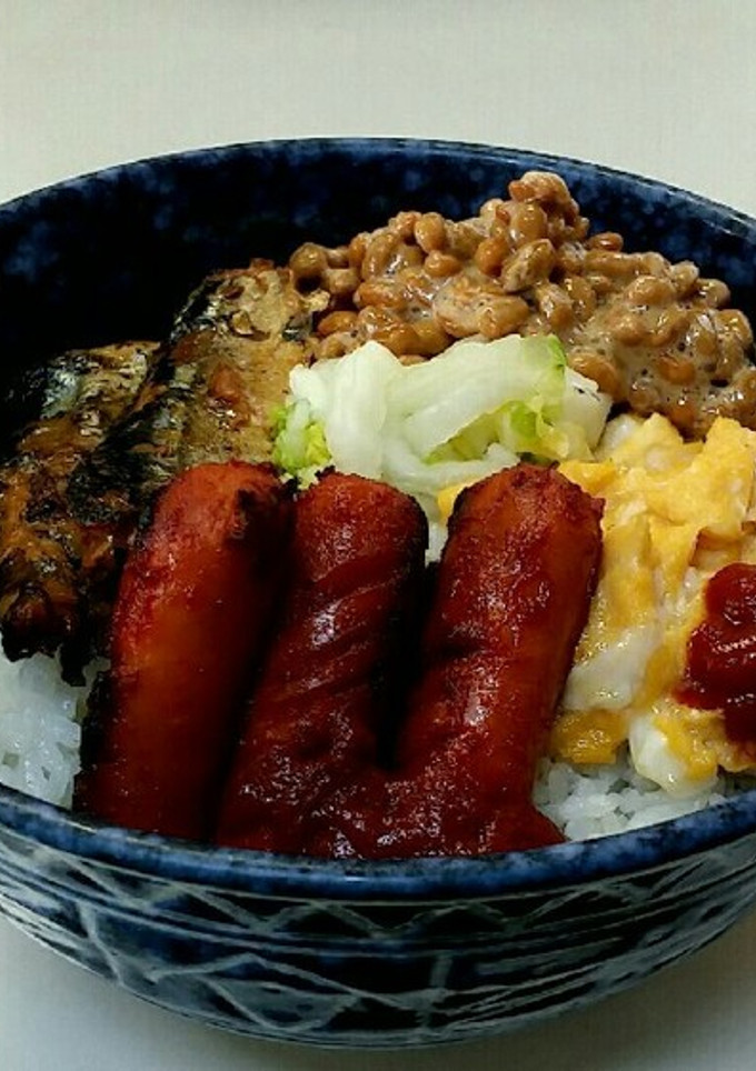 さんまの蒲焼きウインナー丼-レシピのメイン写真