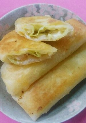 子供大好きエビとキャベツのチーズ春巻き-レシピのメイン写真