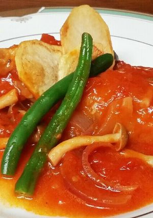 フライパン１つで作る♪チキンのトマト煮-レシピのメイン写真