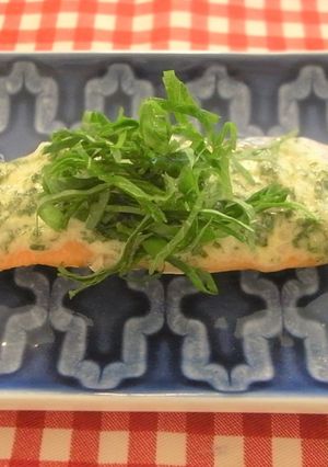 簡単美味しい!鮭の青じそマヨ焼き☆-レシピのメイン写真