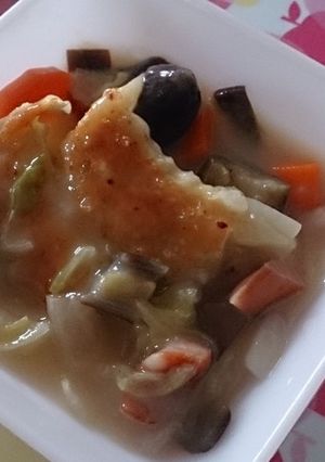 餃子のシチューがけ-レシピのメイン写真