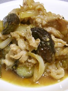 豚肉×玉ねぎ×ナスの味噌炒め-レシピのメイン写真