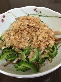 簡単!ゴーヤとみょうがのさっぱり和え-レシピのメイン写真