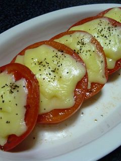 簡単!トマトチーズ焼き-レシピのメイン写真