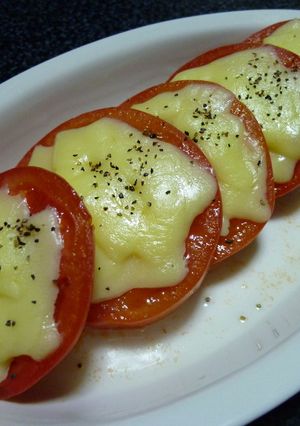 簡単!トマトチーズ焼き-レシピのメイン写真
