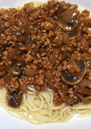 絶品！！手作りミートソースでパスタ-レシピのメイン写真