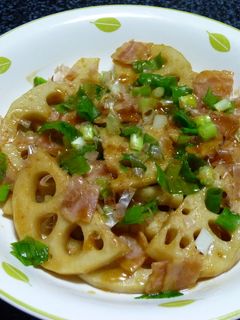 簡単!れんこんのおかかバター醤油-レシピのメイン写真