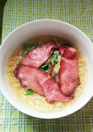 ローストビーフ入り海鮮ラーメン-レシピのメイン写真