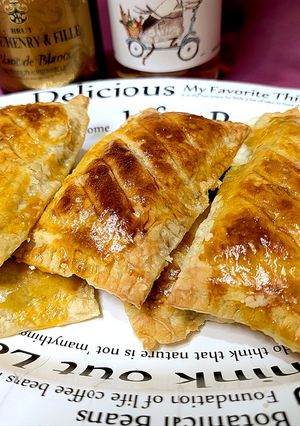 ウォッシュチーズで「林檎とレーズンのチーズパイ」-レシピのメイン写真