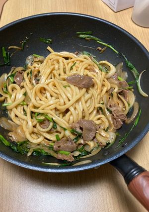 ヤンニョムうどん-レシピのメイン写真