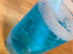 簡単　飲むゼリー　ブルーハワイサイダー-レシピのメイン写真