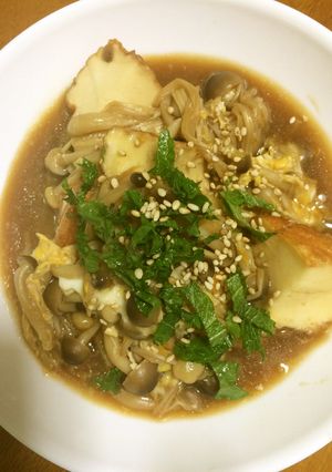 魚河岸あげのきのこの煮びたし♪-レシピのメイン写真