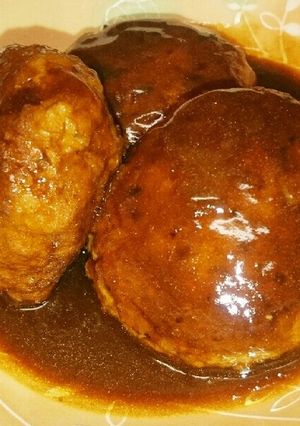 簡単♪煮込みハンバ〜グ♪-レシピのメイン写真