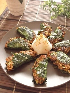 居酒屋風 いわしと切干の大葉包み焼き-レシピのメイン写真